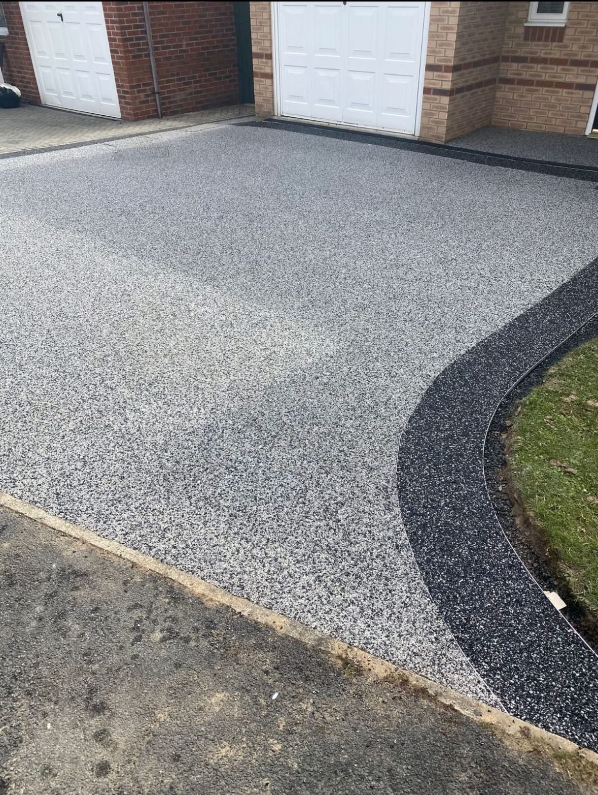 Completed driveway project